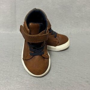 Wonder Nation Brown High Top Sneakers Toddler Shoes Size 3